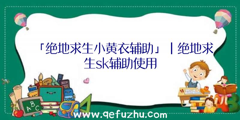 「绝地求生小黄衣辅助」|绝地求生sk辅助使用
